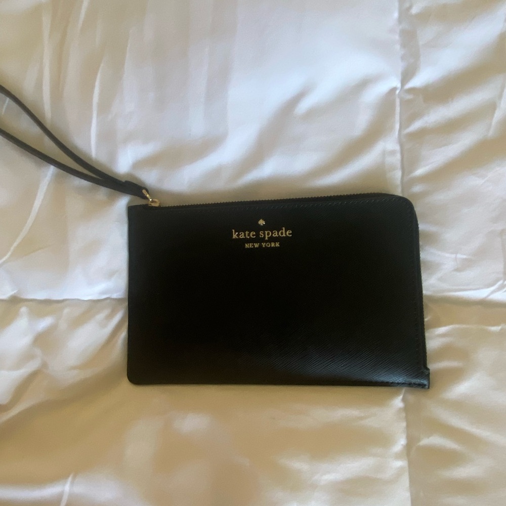 Kate Spade Black Wristlet